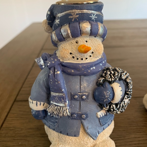 Blue & White Snowman - Picture 4 of 6